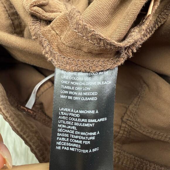 Free People In My Feelings Corduroy Cropped Boot Pants Brown Size M NWT - Picture 11 of 14